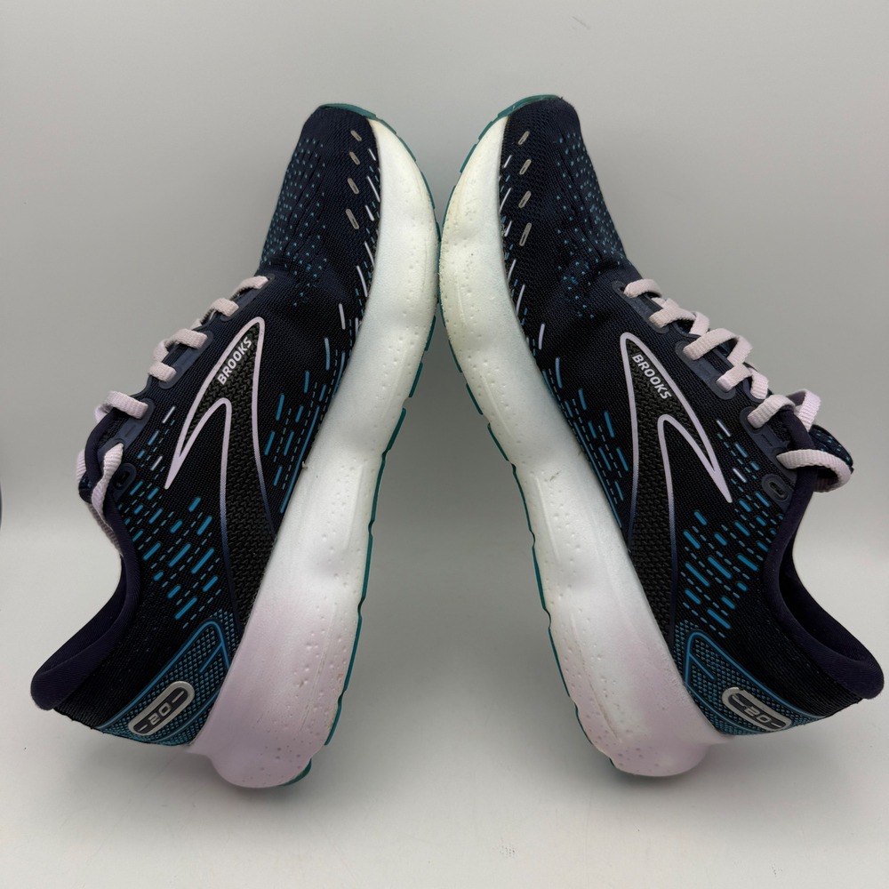 Brooks Glycerin 20 Running Shoes Womens 8 Navy Blue Lavender 1203691B499 - Picture 4 of 7